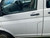 VW TRANSPORTER T5 USED LHF DOOR SHELL IN WHITE T7 / 902 PAINT CODE