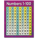 Numbers 1-100 Math Chart - CTP5370