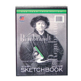 3 Ea) Wirebound Sketchbook 9x12