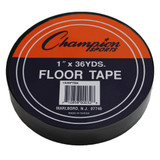Floor Marking Tape, 1" x 36 yd, Black - CHS1X36FTBK