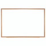 Non-Magnetic Whiteboard with Wood Frame, 2'H x 3'W