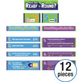Rounding Numbers Mini Bulletin Board Set, Grade 2-5, 12 Pieces