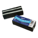 Chalk & Whiteboard Eraser, Premium, 6 Black & White Felt Strips, Double-Stitched, Reinforced Backing, 5", 1 Eraser - CK-2021