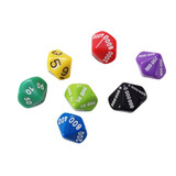 10-Sided Place Value Dice - 1-1,000,000 - Set of 7