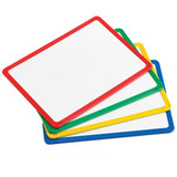Plastic Framed Metal Whiteboards - Four Colors - Set of 4