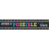Chalkboard Brights Anything is Possible Banner - TCR5840