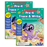 Pre-K Trace & Write Wipe-Clean Activity Book with Pen, Pack of 2