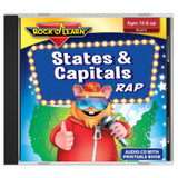 States & Capitals Rap, Audio CD & Printable Book - RL-415