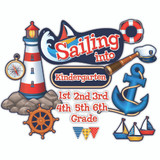 Sailing Into...Bulletin Board Display Set - TCR5440