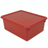 Stowaway 5" Letter Box with Lid, Red