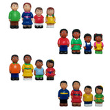 Wooden Community Figures - Set of 10 - For Ages 18m+ - Wooden Peg