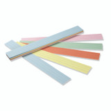 Sentence Strips, 5 Assorted Colors, 1-1/2" Ruled, 3" x 24", 100 Strips - PAC5165