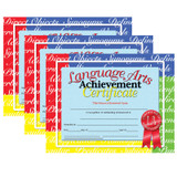 Language Arts Achievement Certificate, 30 Per Pack, 3 Packs - H-VA685-3