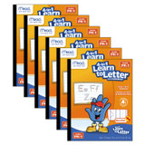 See and Feel Learn to Letter w/Guidelines, 40 Sheets Per Tablet, PK-1, Pack of 6