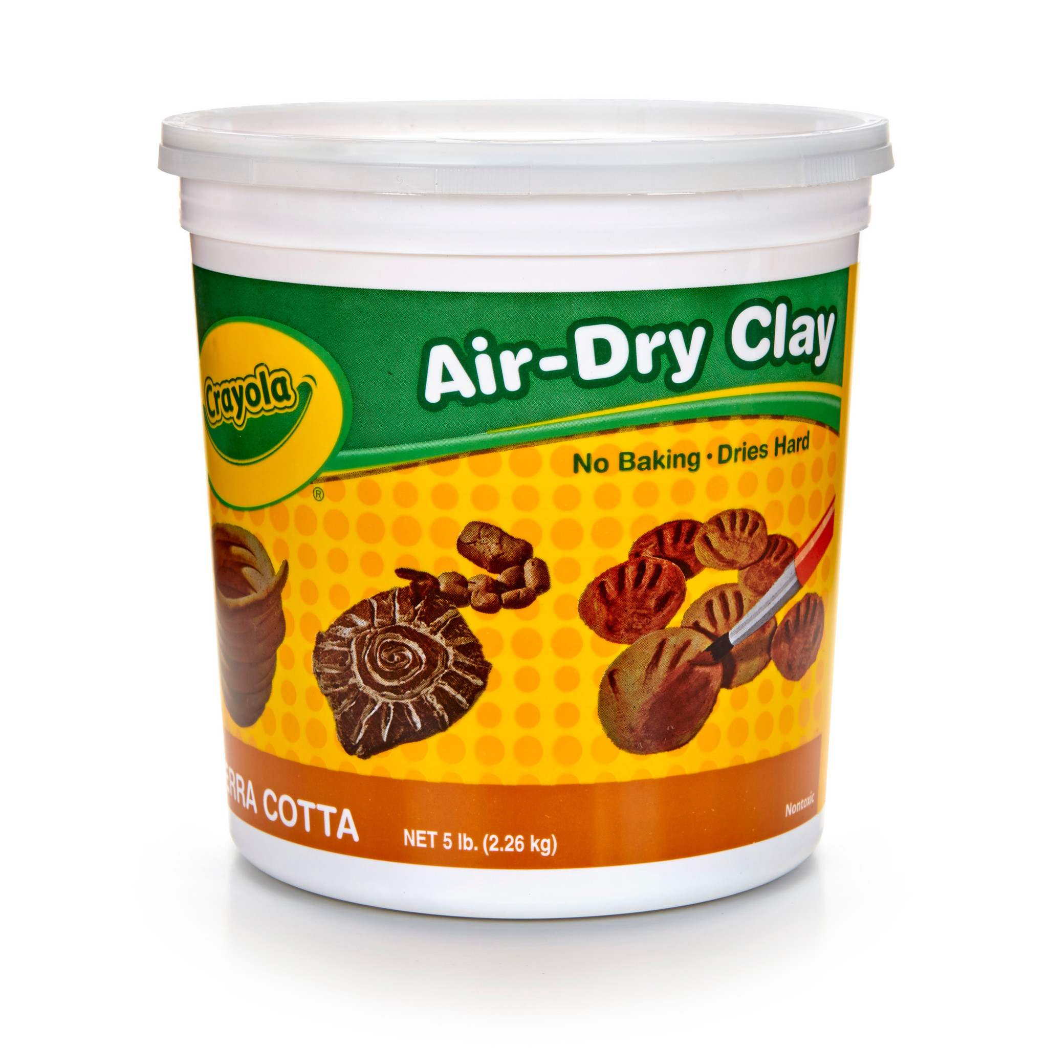 Crayola® Air-Dry Clay, White, 2.5 Lb Tub