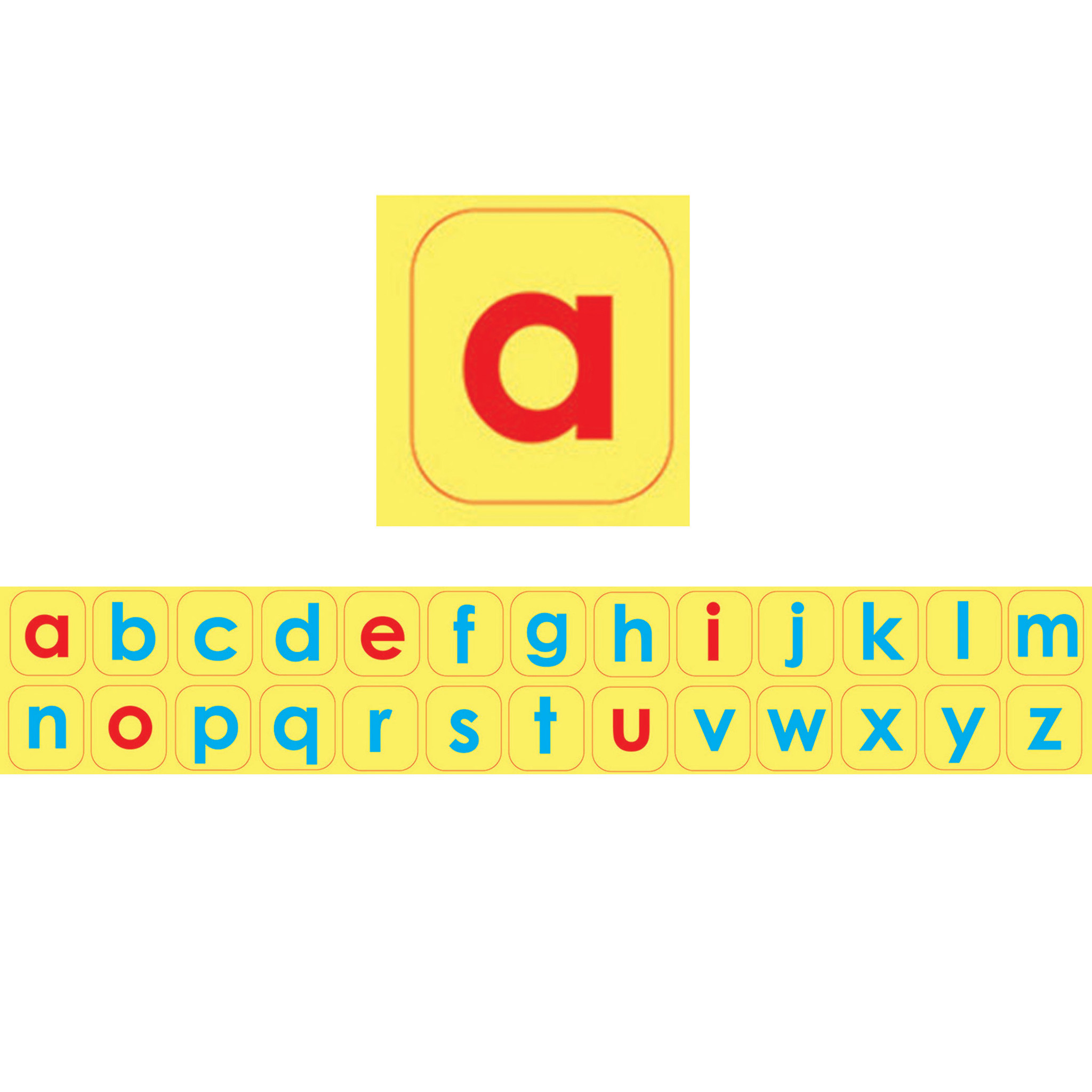 Die-Cut Magnetic Foam Lowercase Letters, 104 Pieces - ASH40001