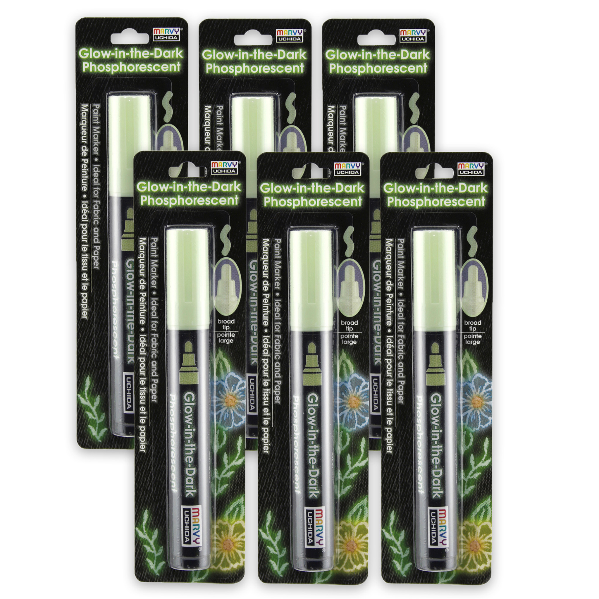 Marvy Graffiti Fabric Markers - UCH56030A