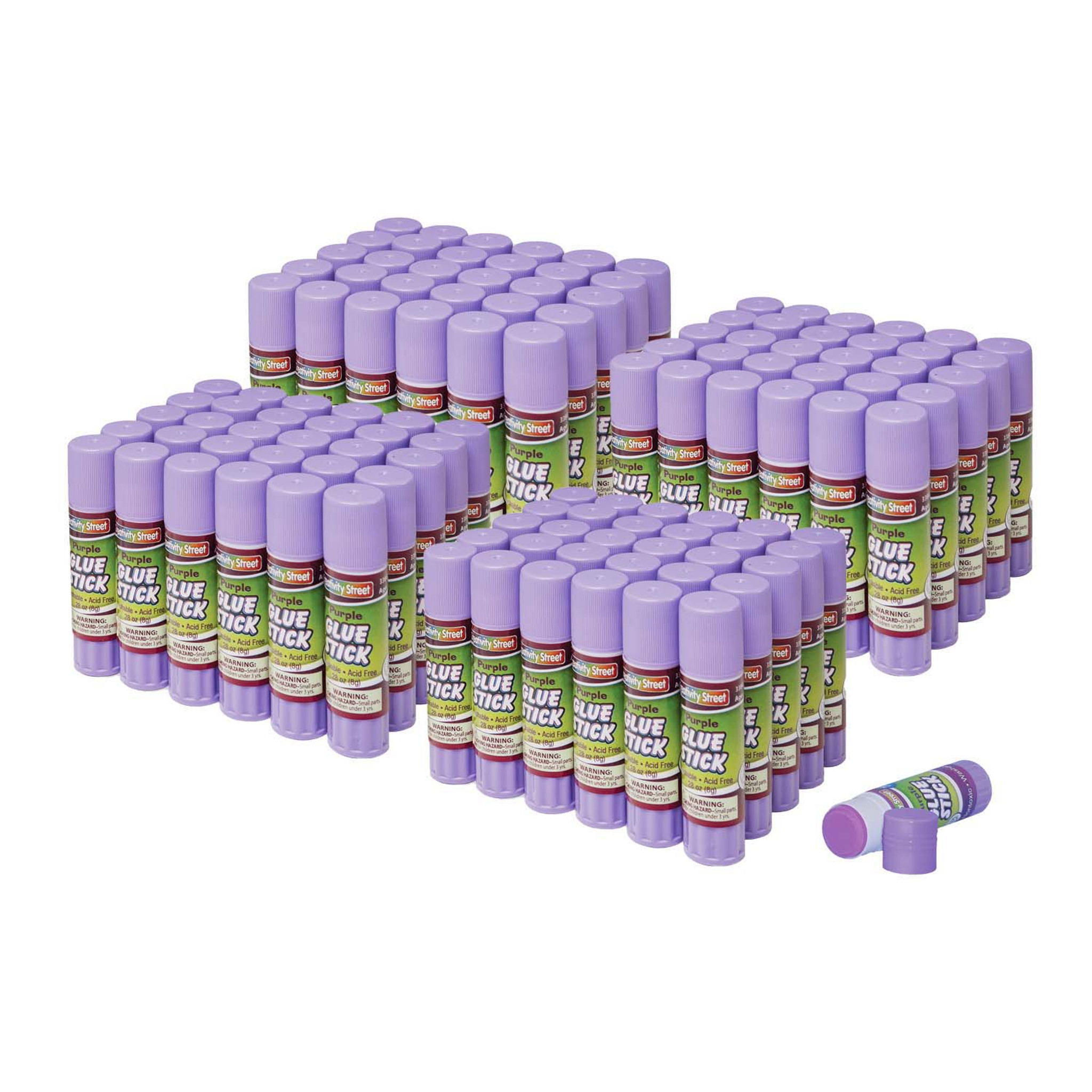 Glue Sticks, Purple, 0.28 oz., 30 Count, 1 - Foods Co.