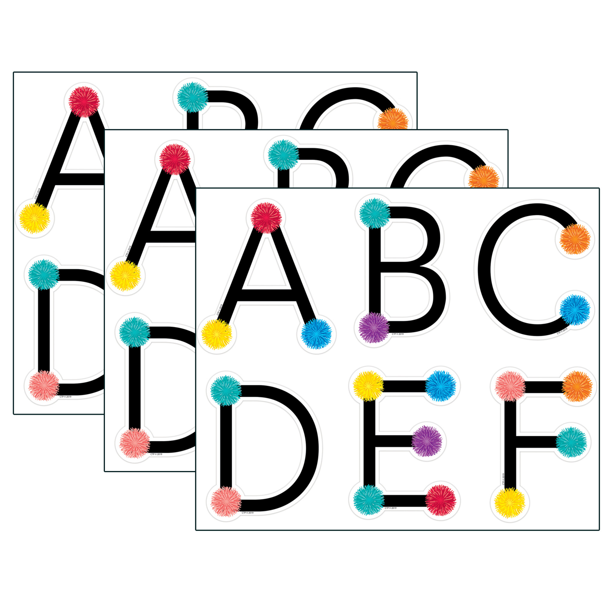 White 4-Inch Casual Uppercase/Lowercase Combo Pack Ready Letters® | mysite