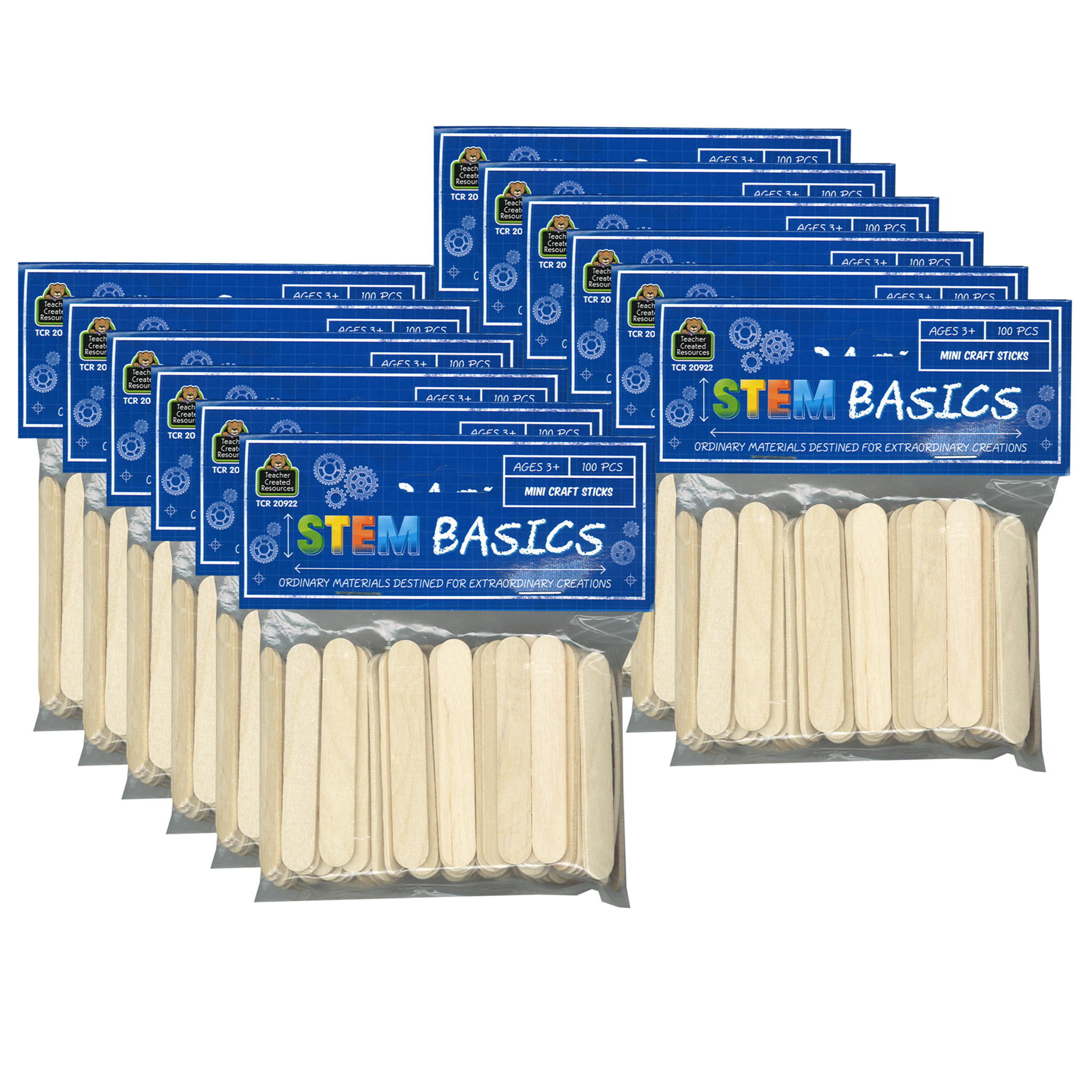 Stem Basics Craft Sticks 500