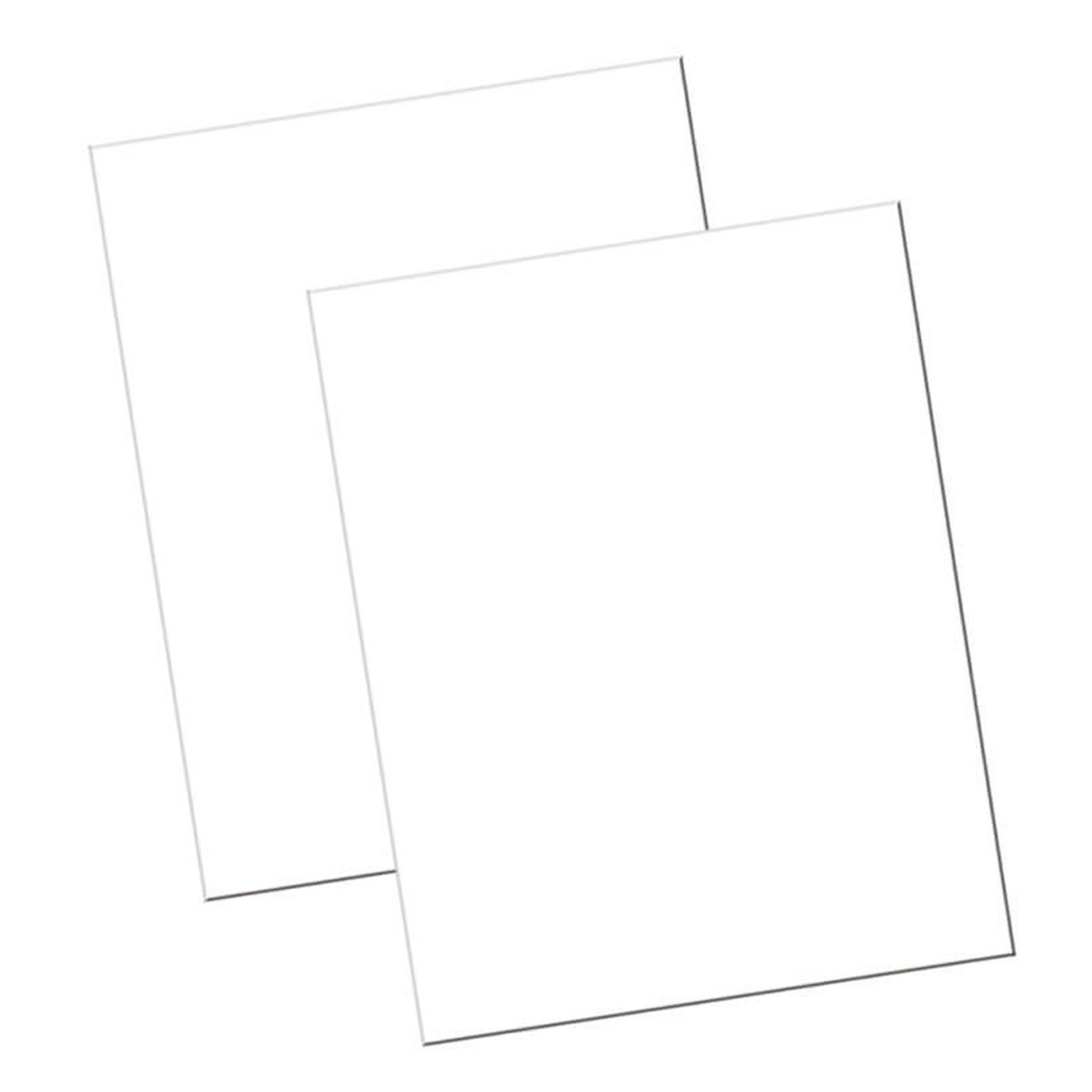 Economy Poster Board, White, 22 x 28, 100 Sheets