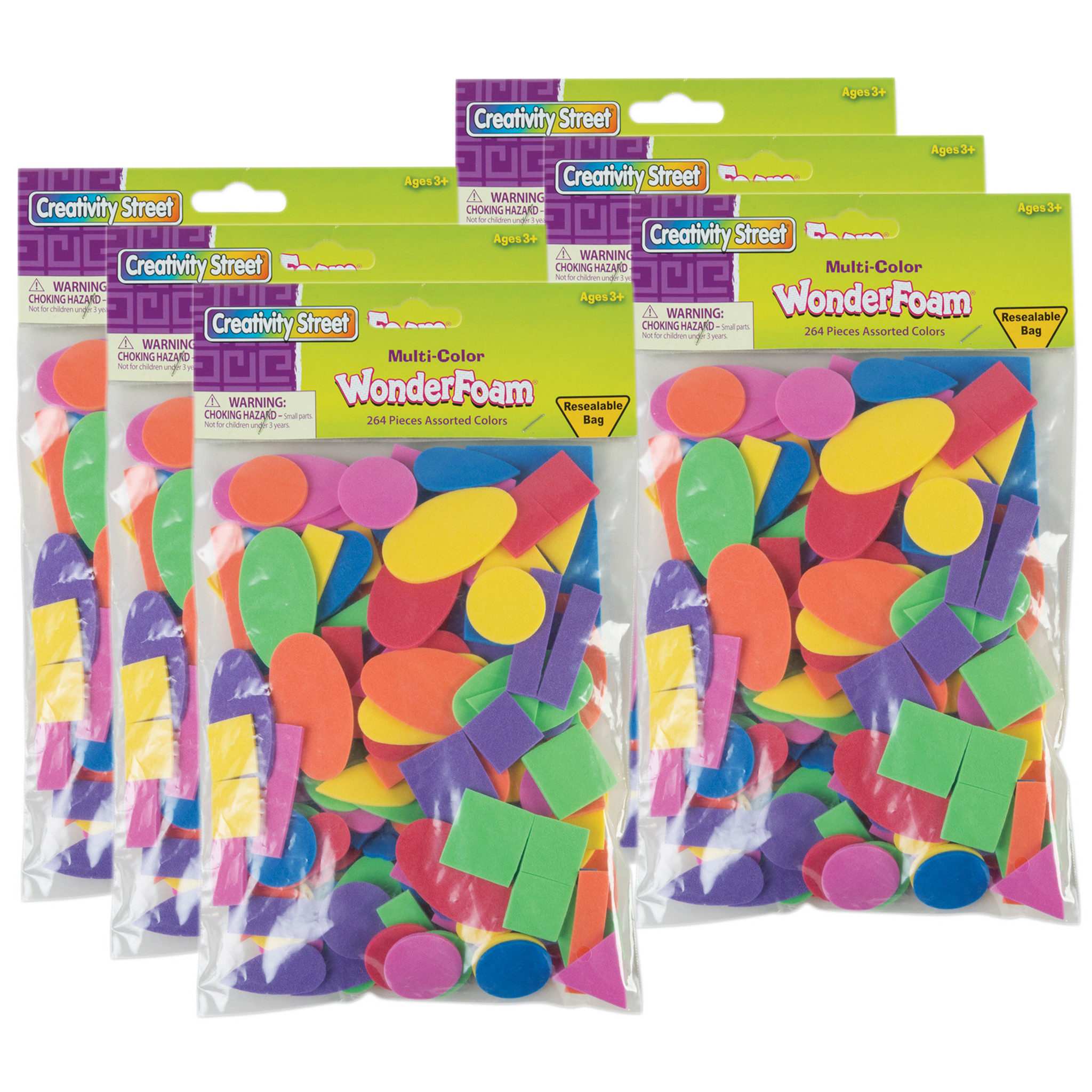 Foam Shapes Assorted Colors 720 - - CHL70572