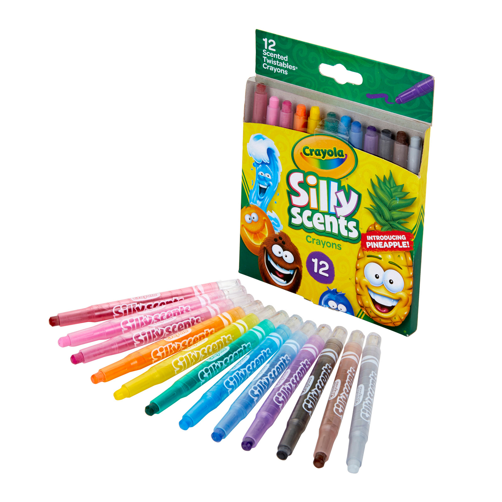 Crayola 12-Count Colored Pencils Silly Scents Smash Ups