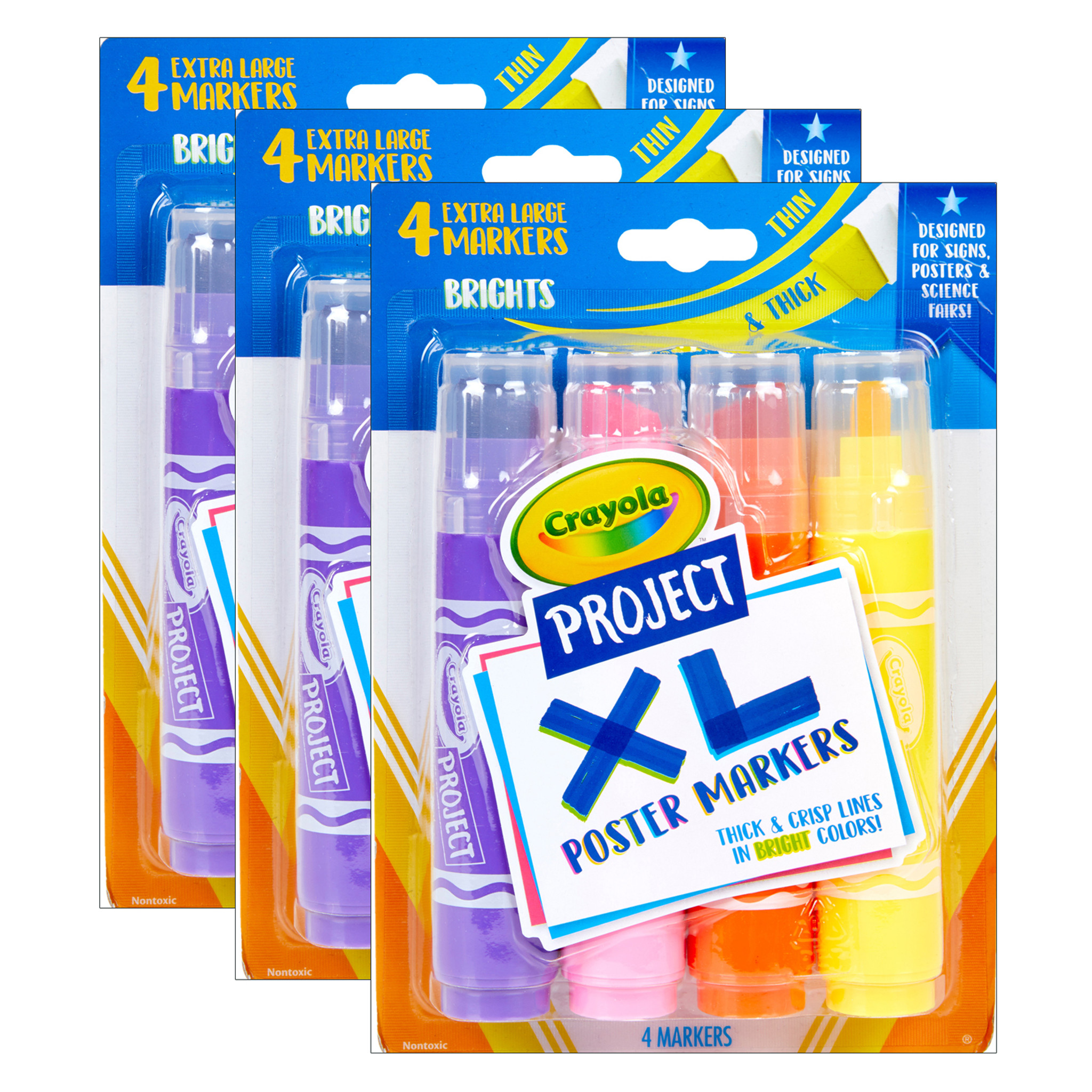 Crayola Poster Markers, 2 Count