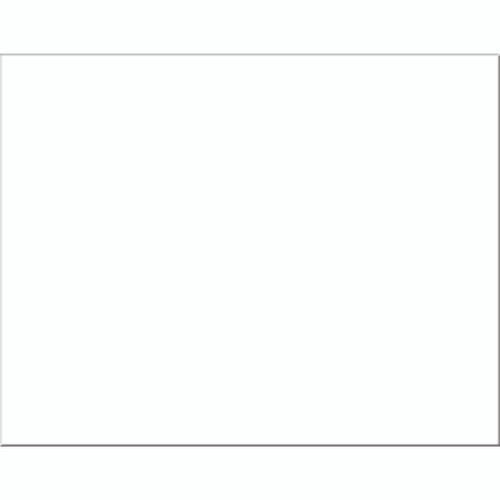 Pacon White Poster Board, Four-Ply, 22 x 28, PAC104159
