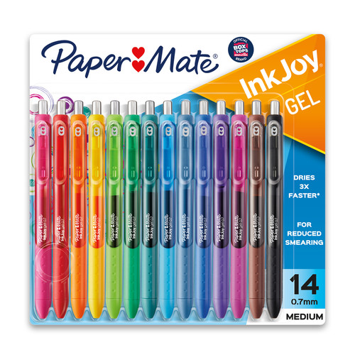 Paper Mate InkJoy MULTI COLOR Gel Pens Medium Point - 22 Count