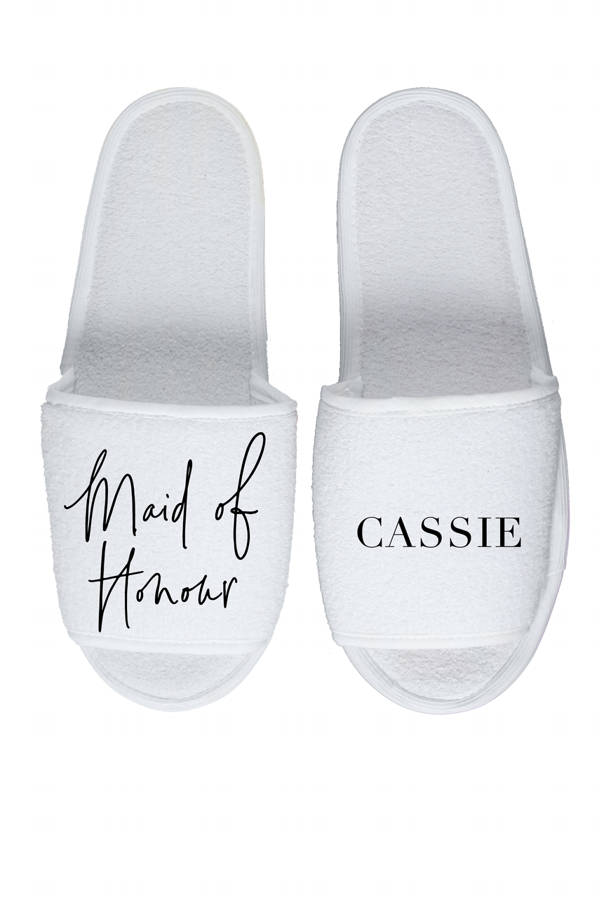 maid of honor slippers