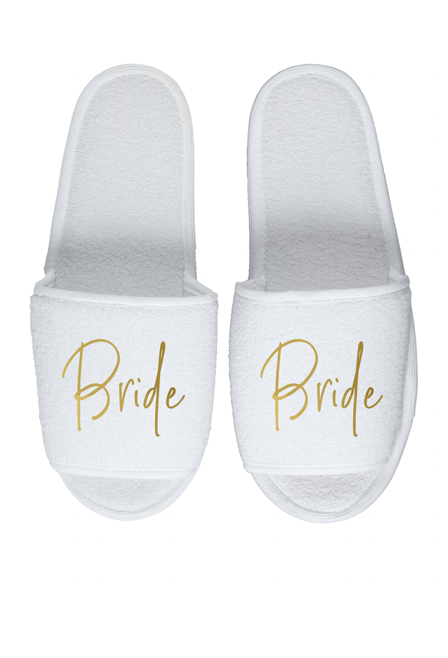 Bridal Party Slippers | Bridesmaid 