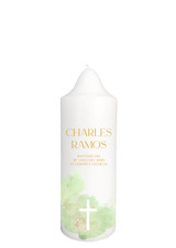 Charles Ramos Multicolour - Christening Baptism Candle