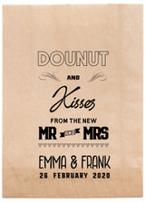Donut & Kisses - Favour bag