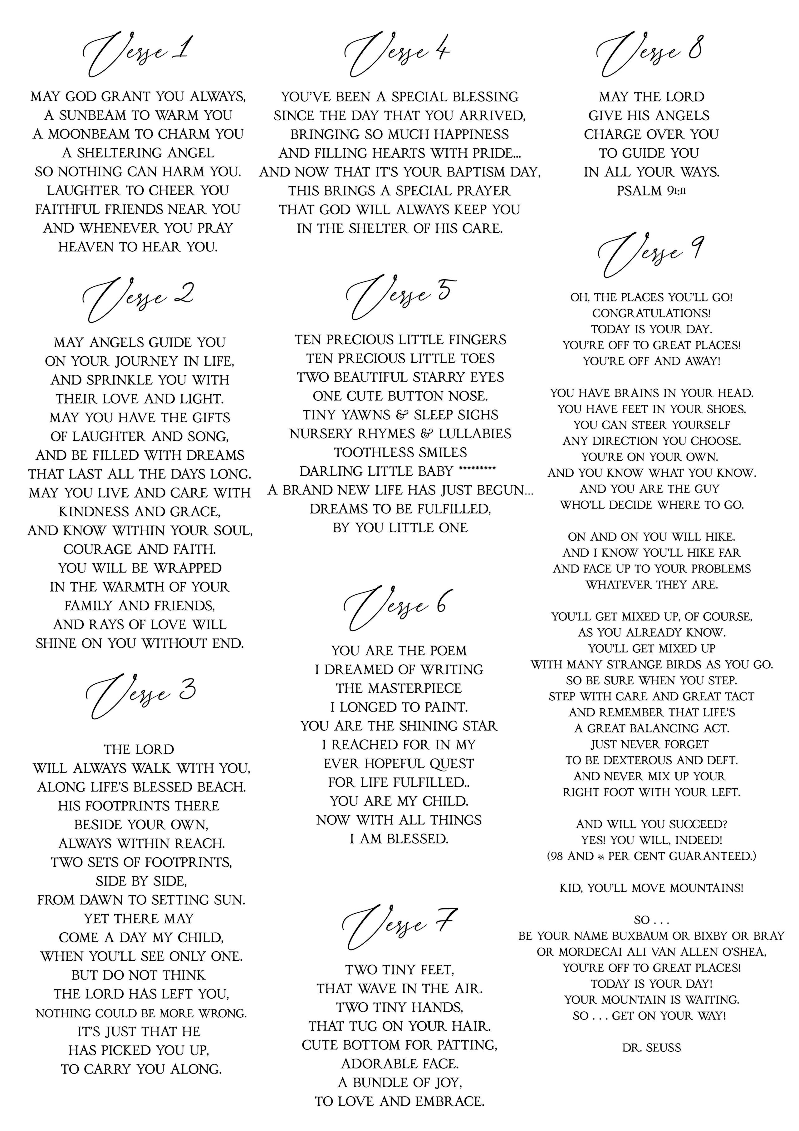 Personalised Christening Candle Afterpay available