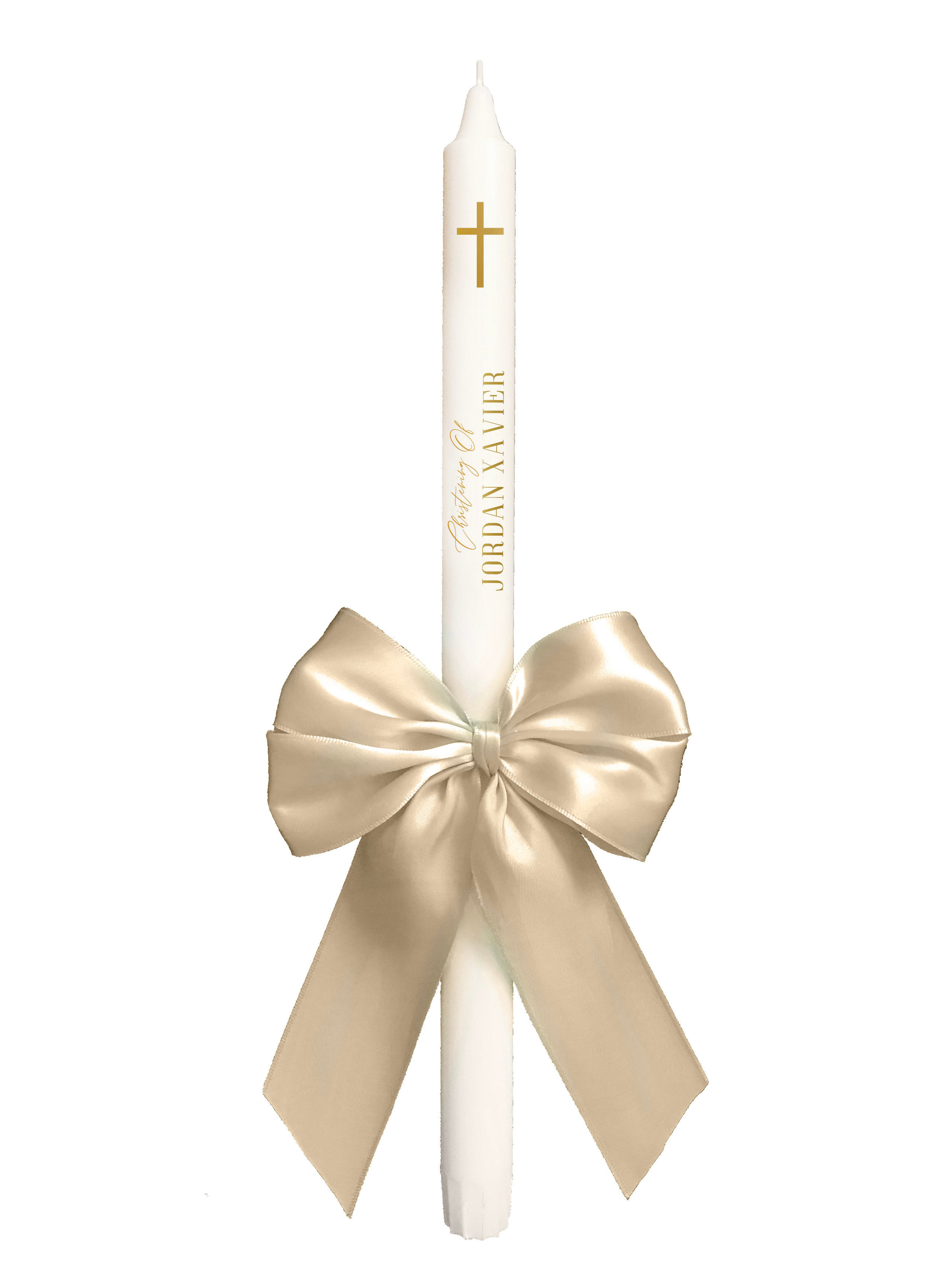 Christening Candle Lampada Ivory - CCLNB1C3 main image 0