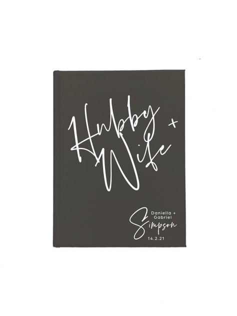 Hubby + Wife - Personalised Wedding Bible