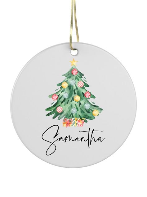 Christmas Tree - Personalised Bauble