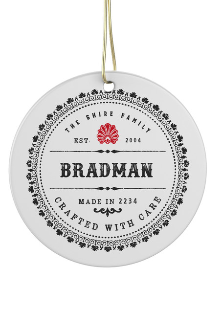 2234 Style 3 - Personalised Bauble 2234 Style 3 - Personalised Bauble