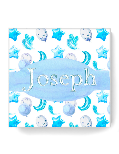 Baby Blue Balloon Gift Box 