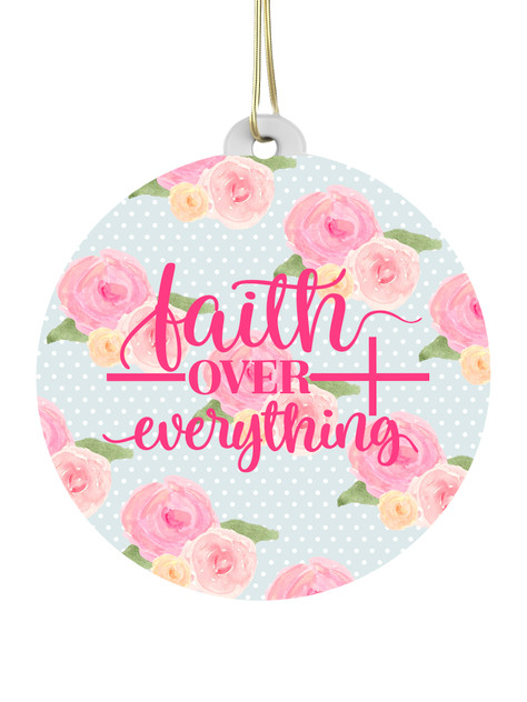 Faith & Blessed - Personalised Bauble