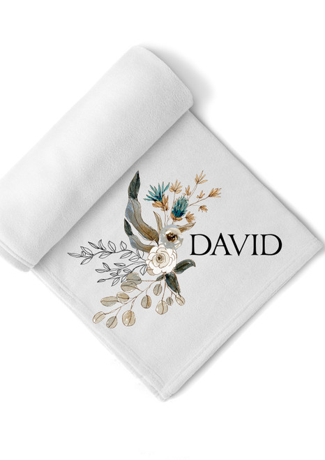 David- Personalised Baby Blanket