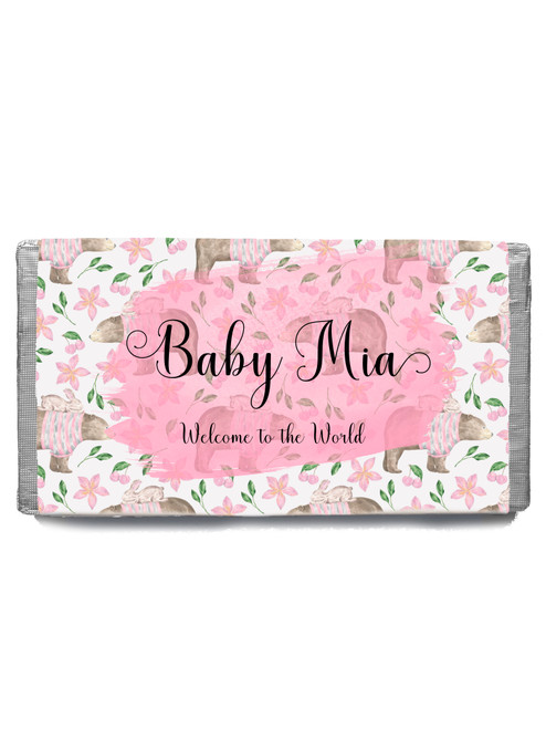 Pink Bears Chocolate Bomboniere