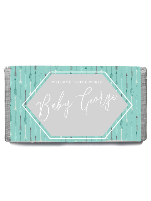 Arrow Teal Chocolate Bomboniere