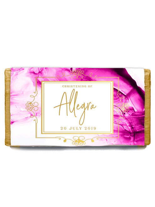 Water Pink Chocolate Bomboniere