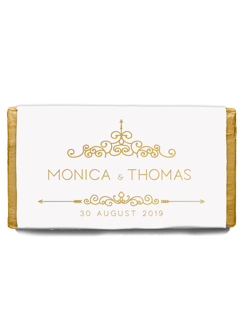 Filigree Gold Chocolate Bomboniere