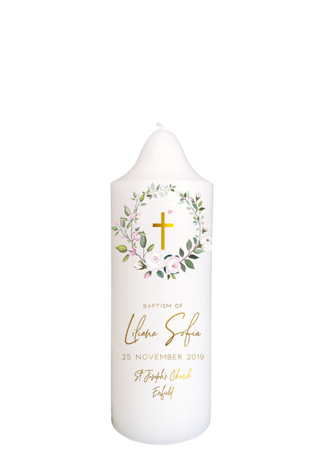 Liliana Sofia - Christening Candle