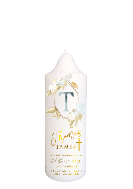 Thomas James - Christening Candle