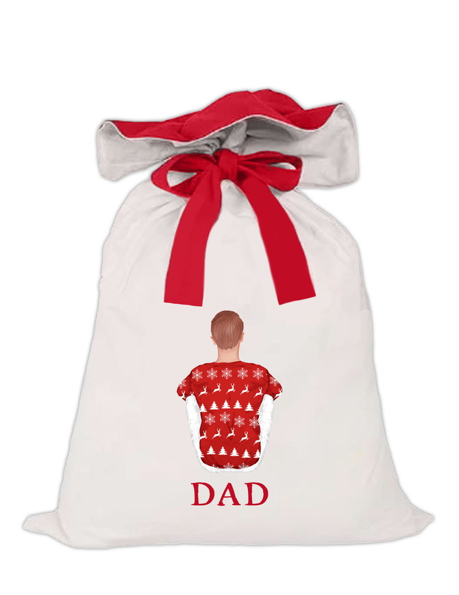 Dad - Personalised Santa Sack