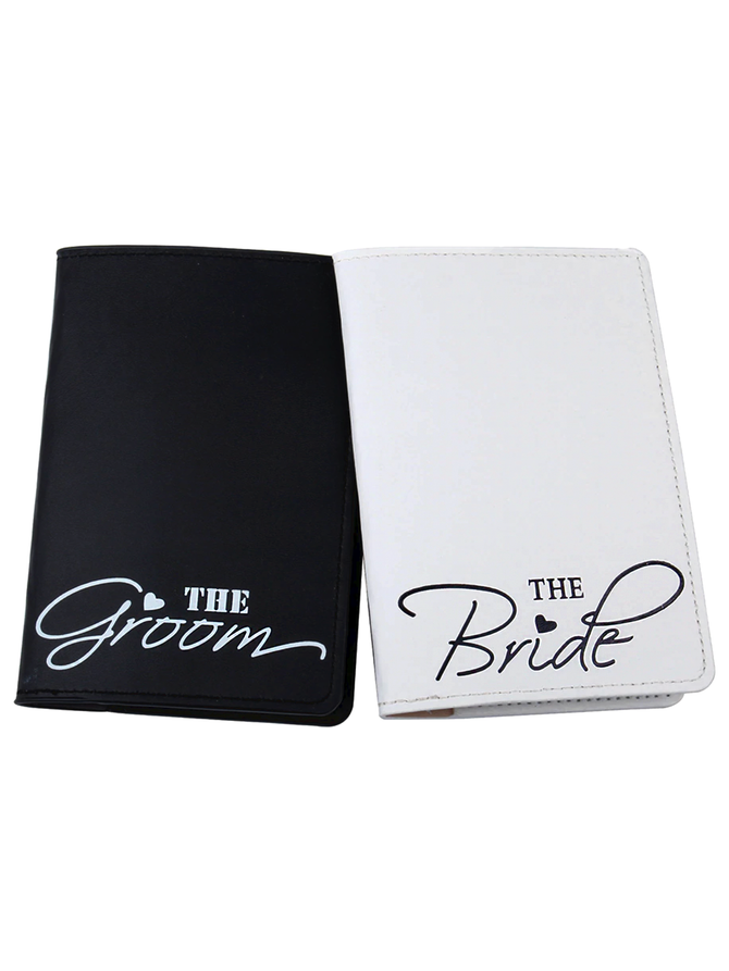 Bride & Groom Passport Cover 